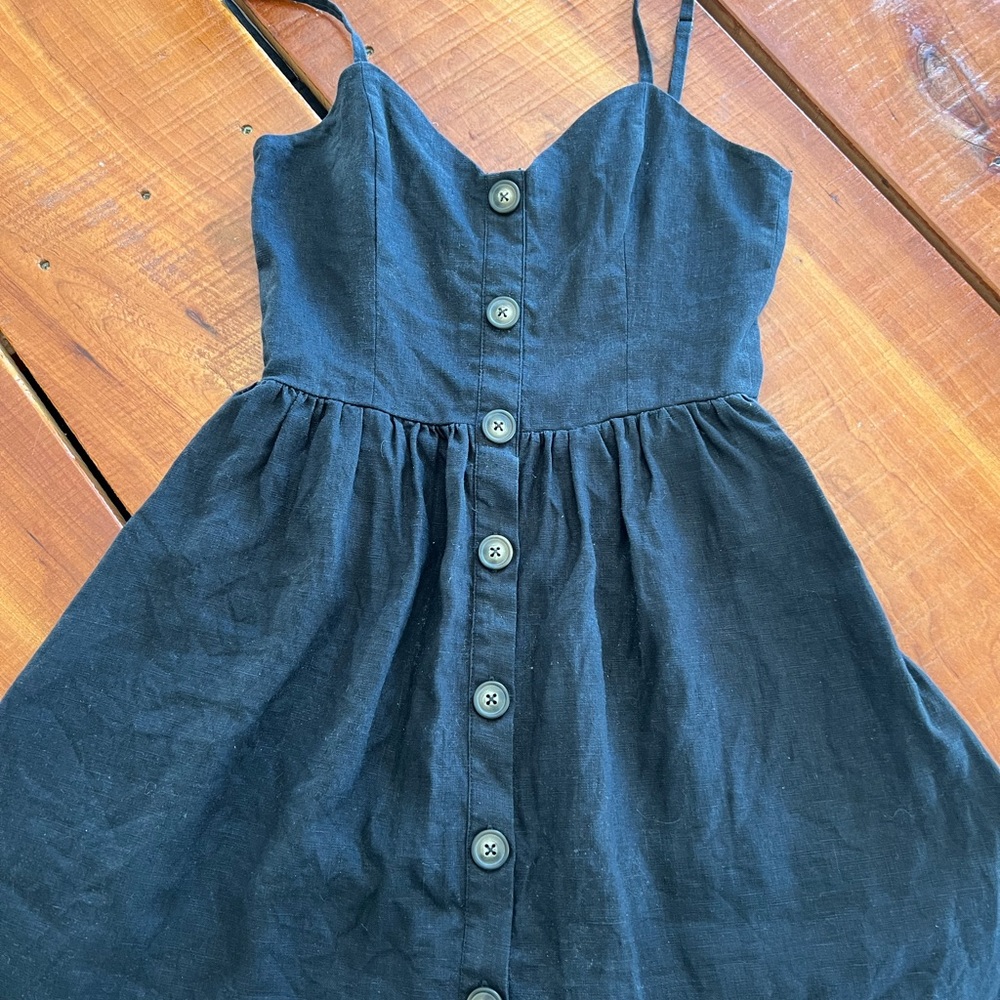 Reformation linen mini dress